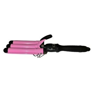 Three Barrel Curling Iron Wand Digital‎ Lcd Temperature Display Ceramic 110-240V